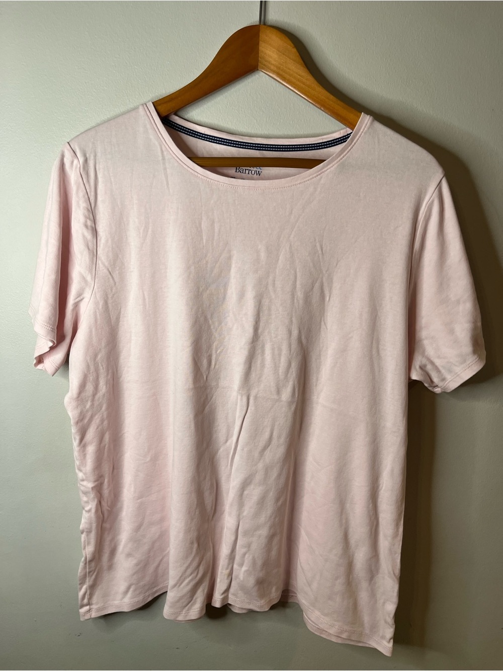 croft & barrow Light Pink Short Sleeve Crew Neck Tee women’s 1X